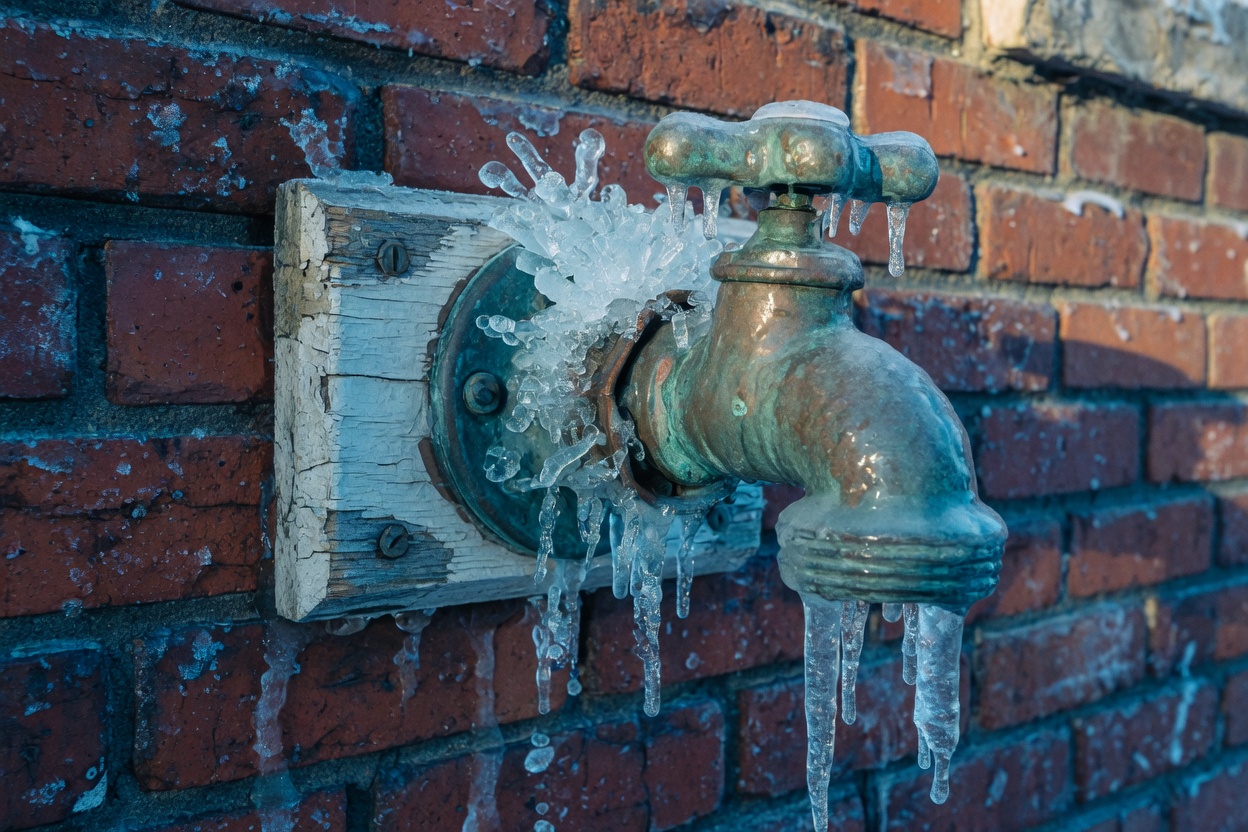 Frozen pipe signs — Minneapolis plumber