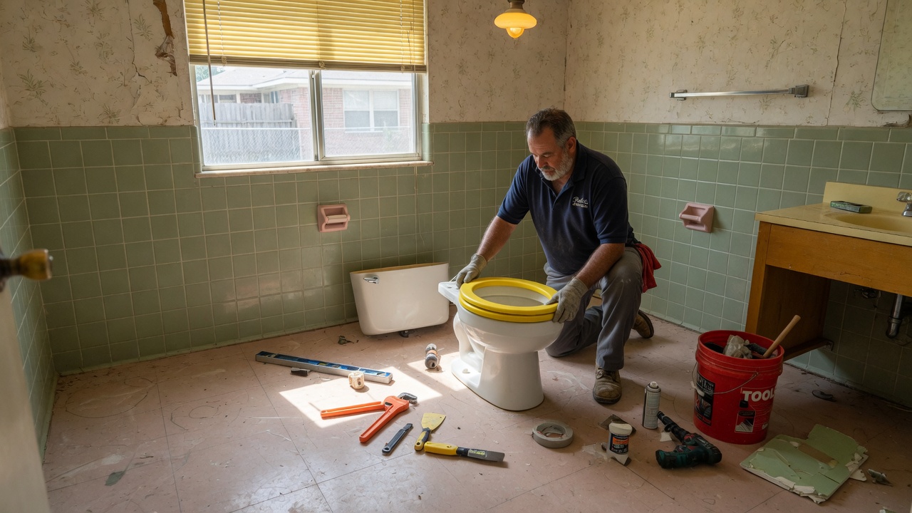 Clogged toilet — Minneapolis plumber