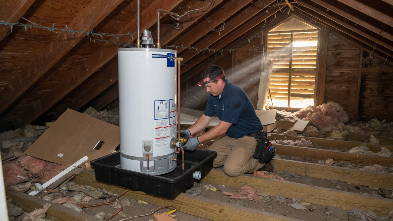 Water heater leaking — Minneapolis plumber